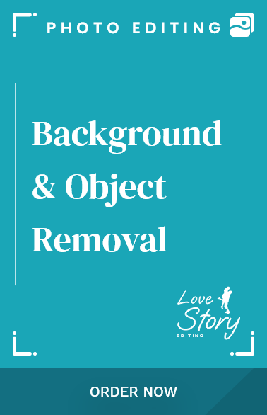 Background & Object Removal wedding photo background removal