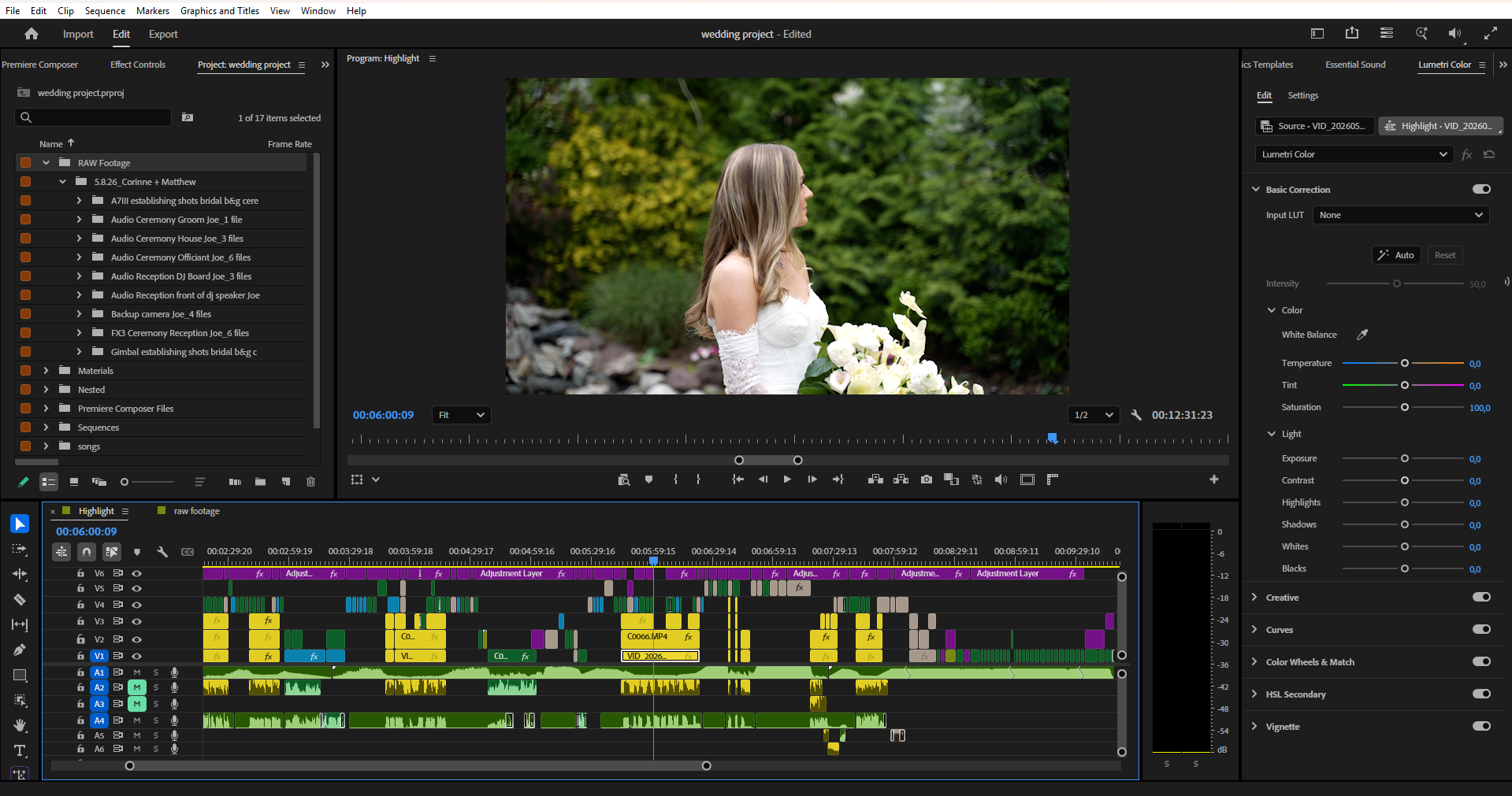 how to edit wedding videos